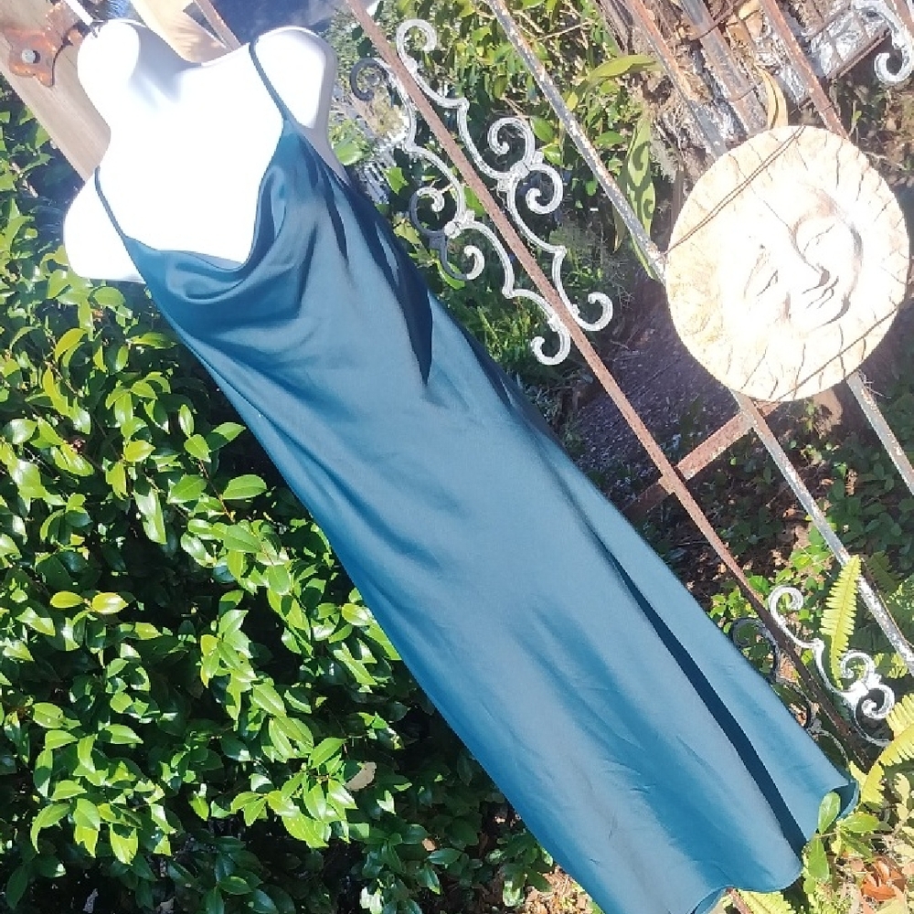 GLAM Sexy Slip Dress Deep Emerald Medium